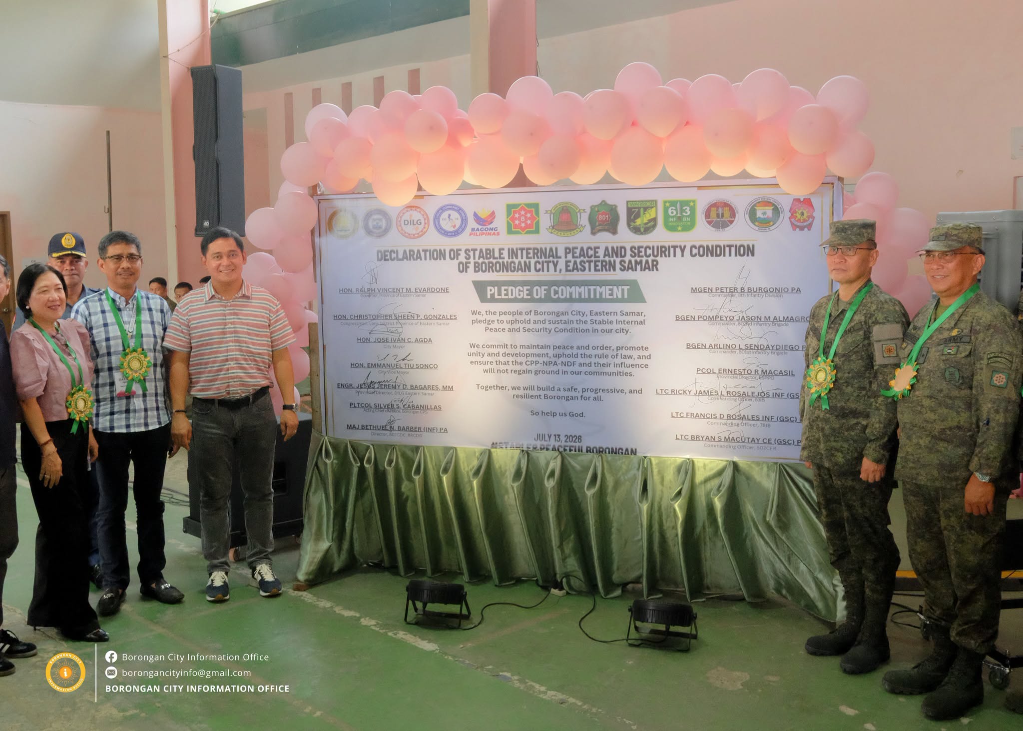 Borongan City declared insurgency-free