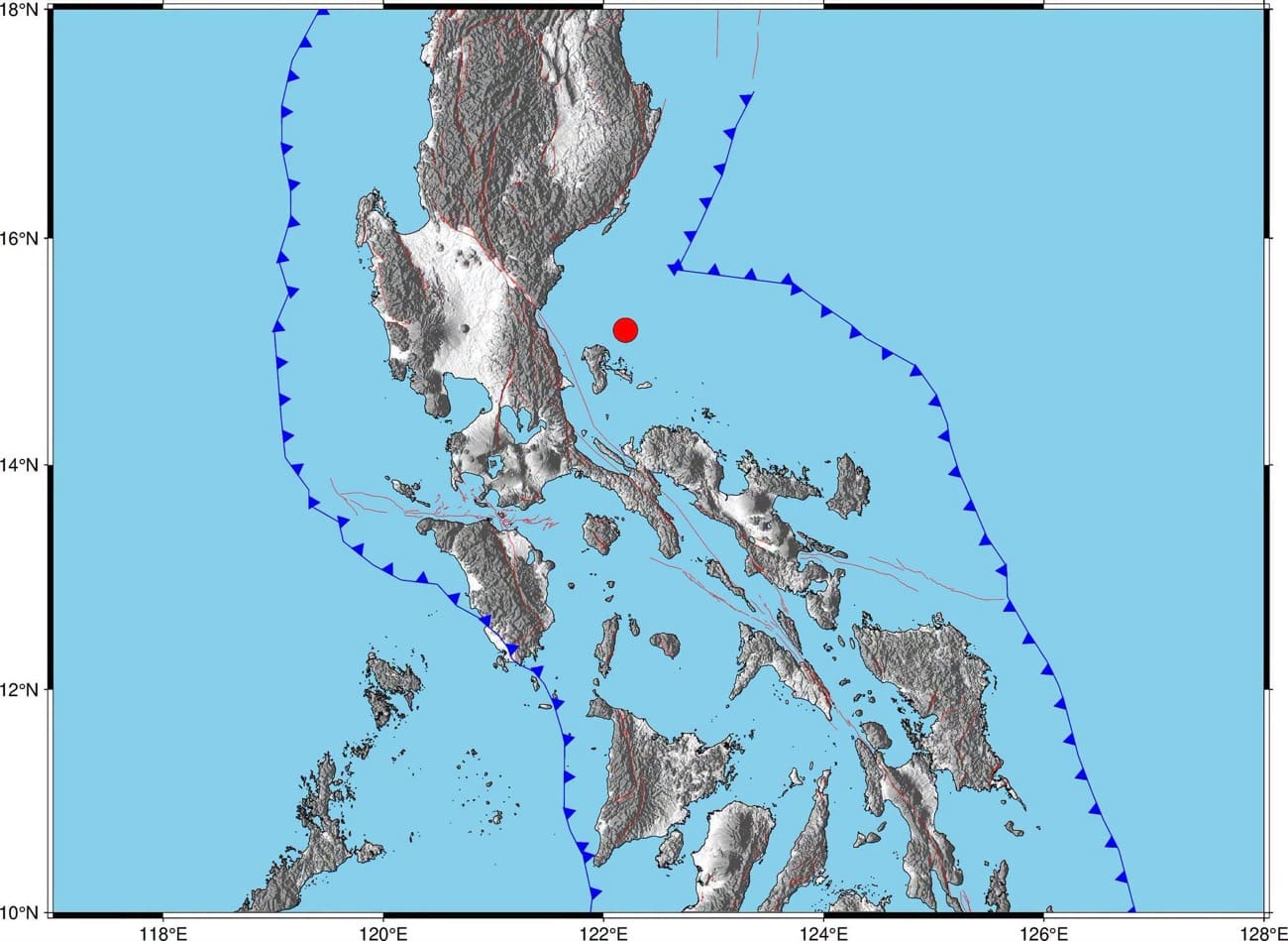 Magnitude 4.3 earthquake shakes Quezon island town