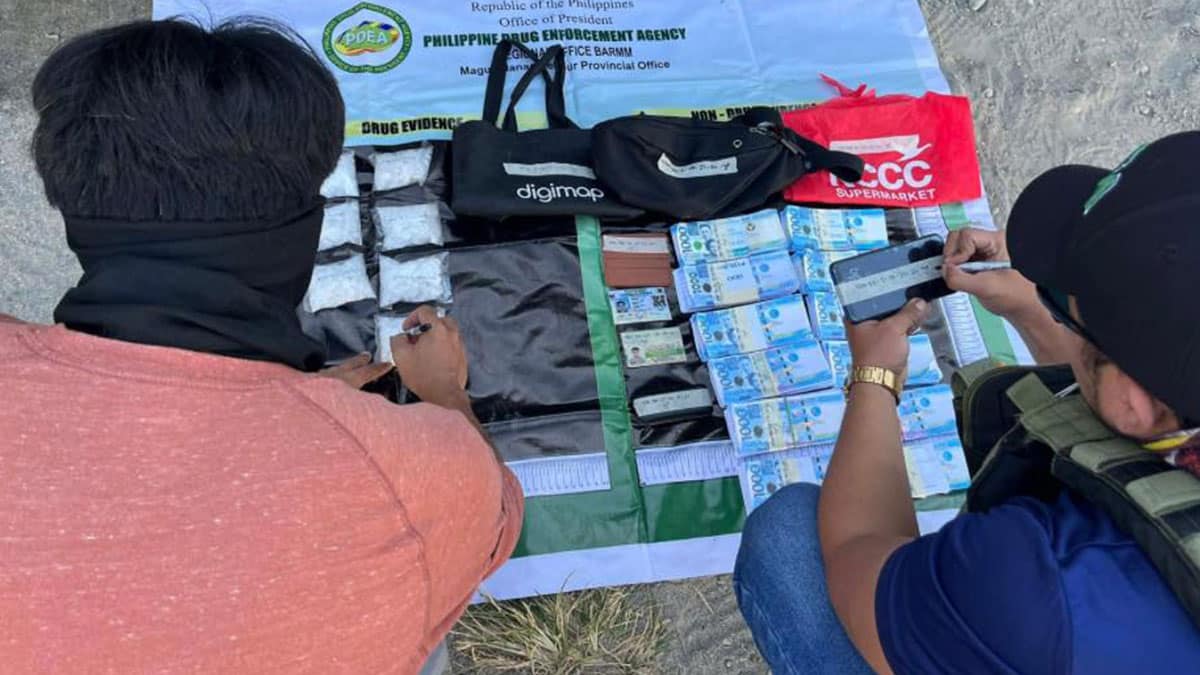 2 drugs suspects busted, P3.4 M shabu seized in Maguindanao del Sur