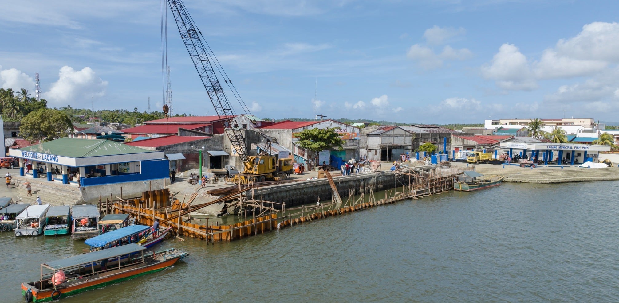 DOTr inspects port projects in Northern Samar