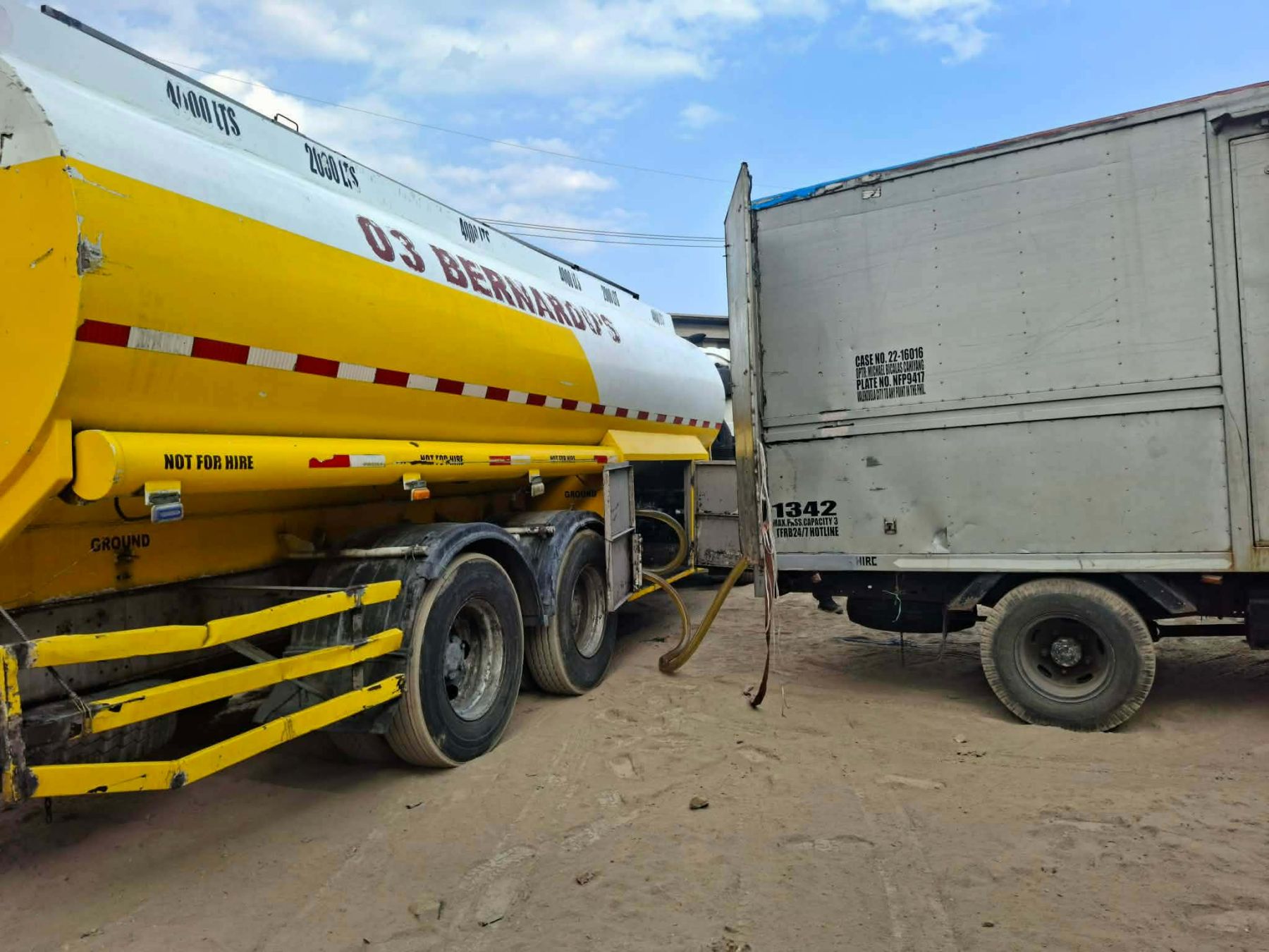 NCRPO: 6 nabbed for siphoning palm oil in Valenzuela City