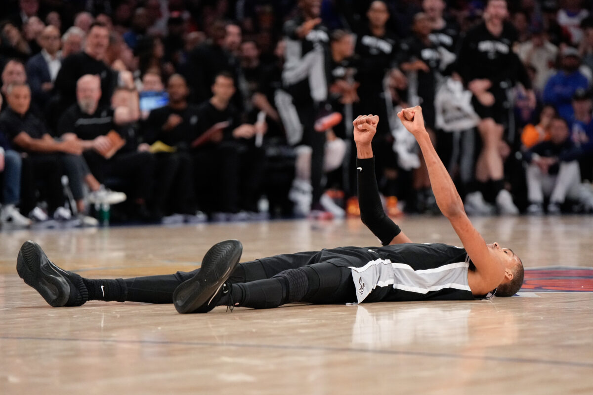 Victor Wembanyama Spurs vs Knicks Game 3 NBA Finals