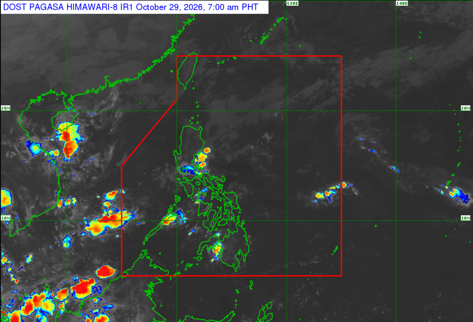 Amihan, sheer line to bring rain to parts of Luzon Thursday