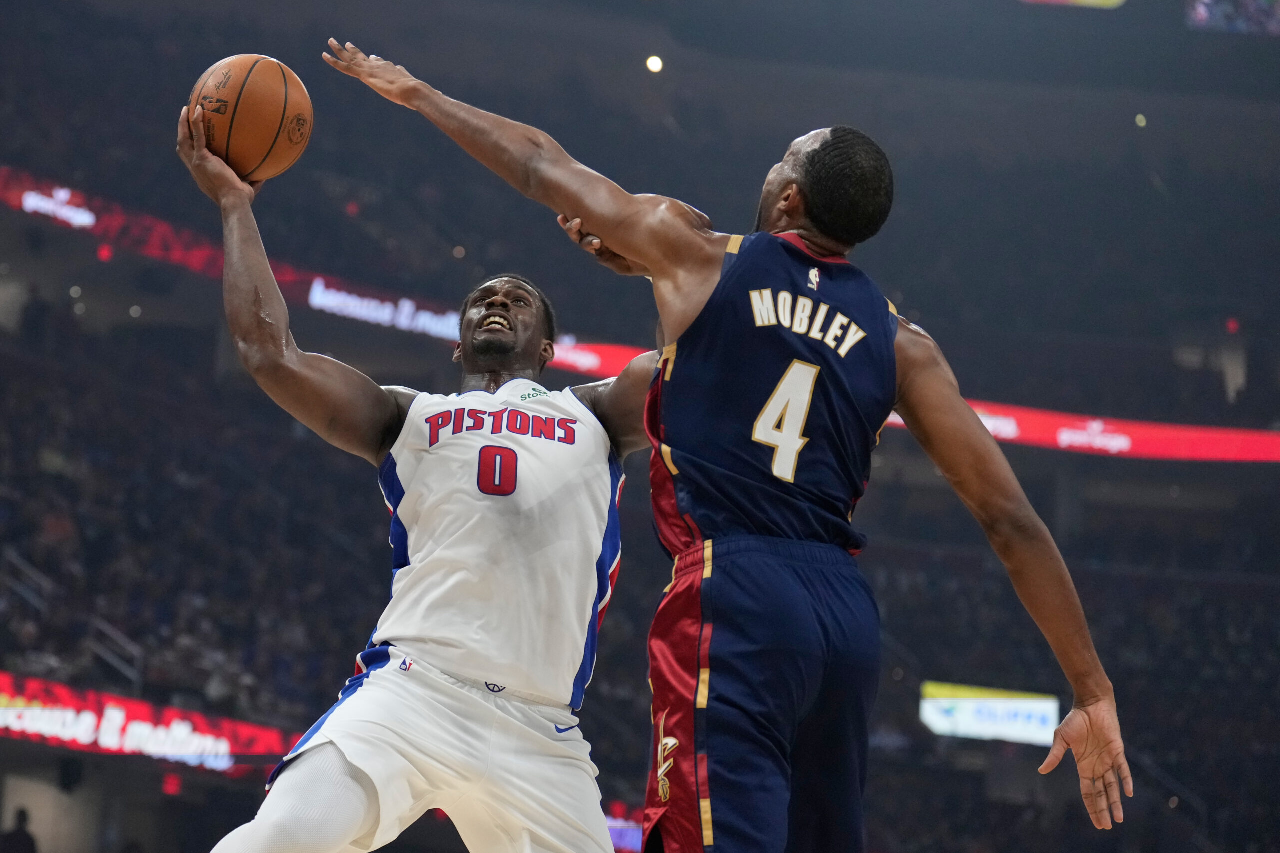 NBA scores today Pistons vs Cavaliers NBA playoffs Jalen Duren