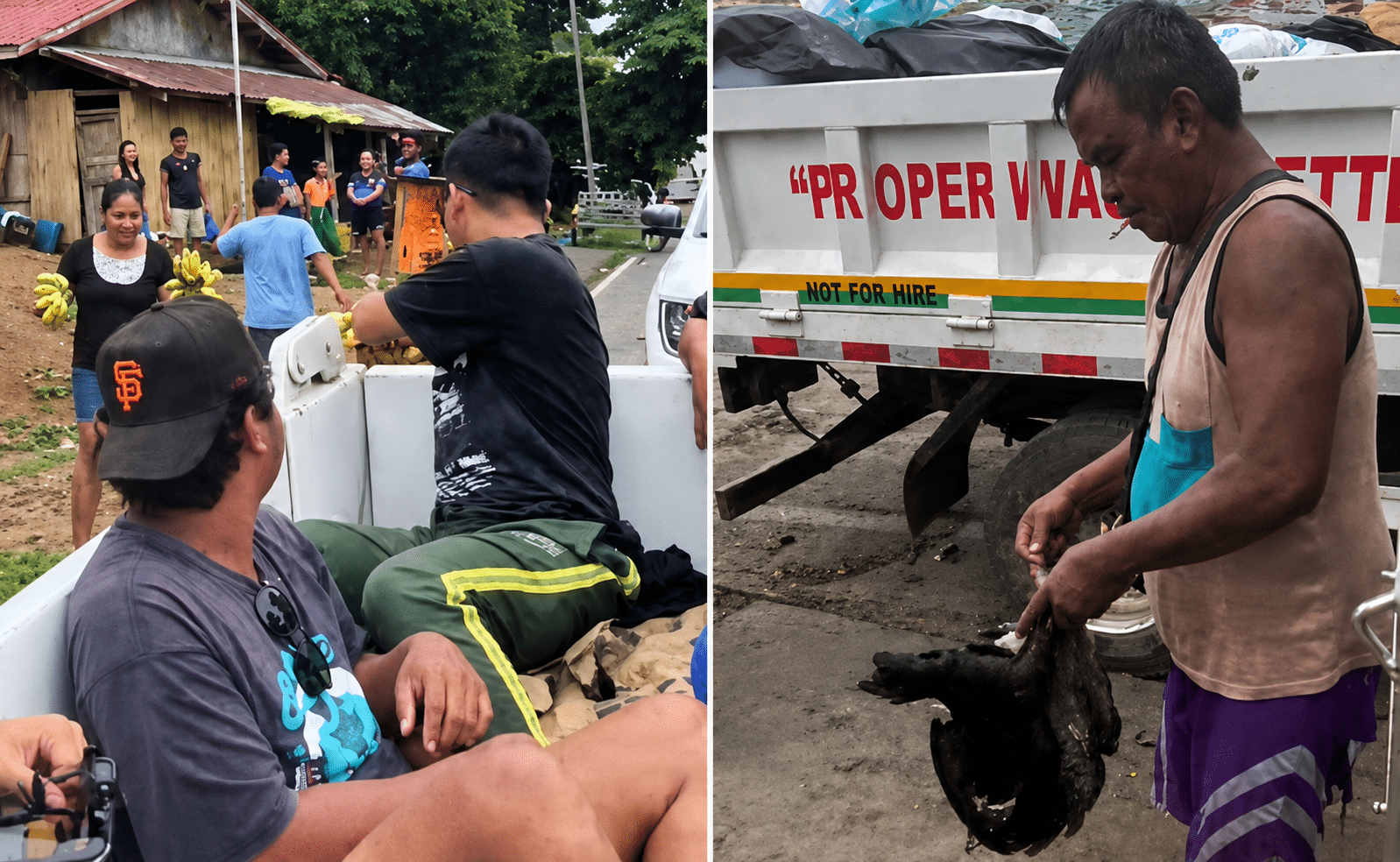 Quake-hit villagers thank volunteers with humble gifts