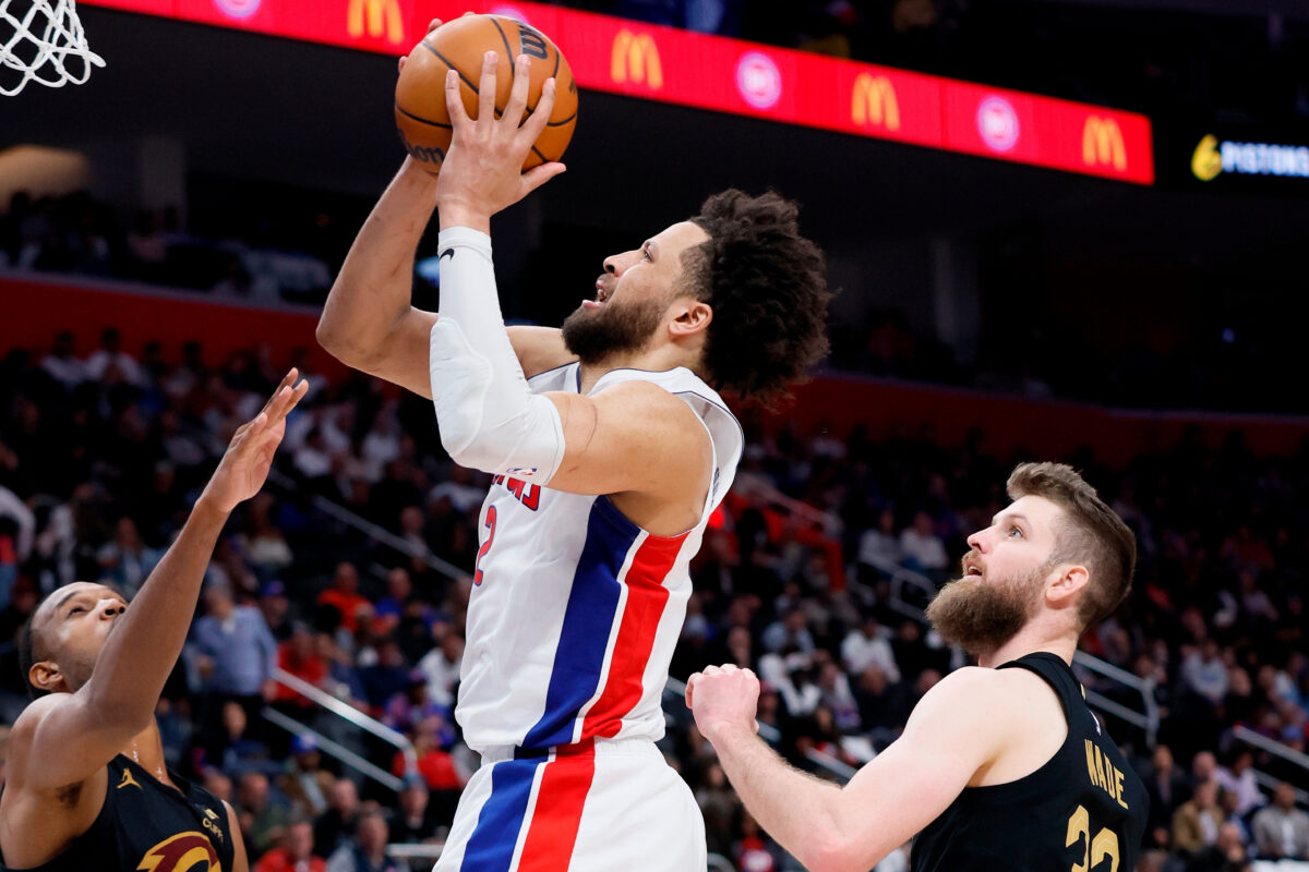 Cade Cunningham Pistons vs Cavaliers NBA