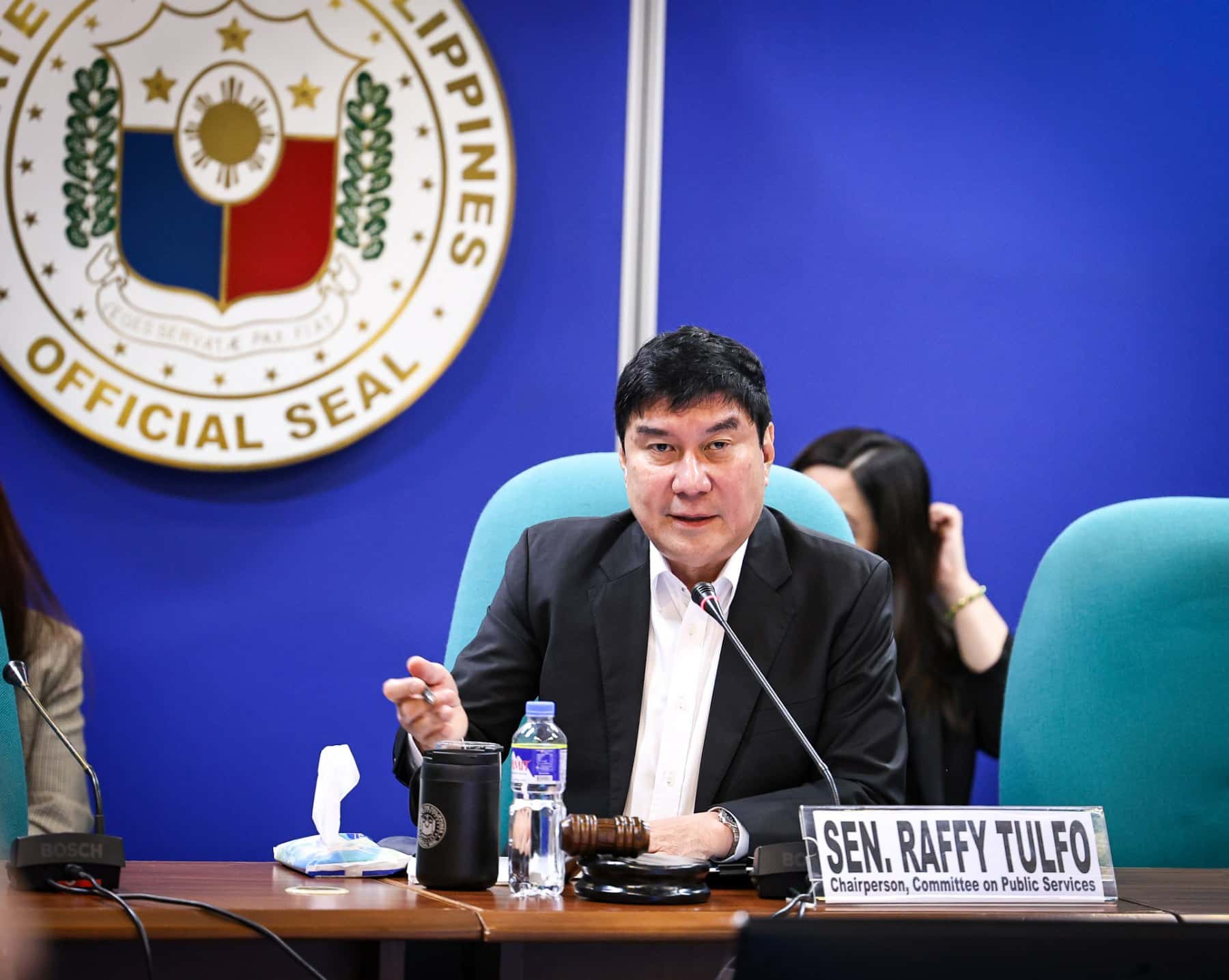 Tulfo questions Hiraya Water’s SEC registration as pub operator