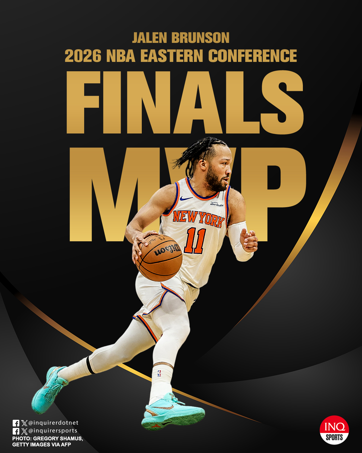 New York Knicks Jalen Brunson NBA Eastern Conference Finals MVP