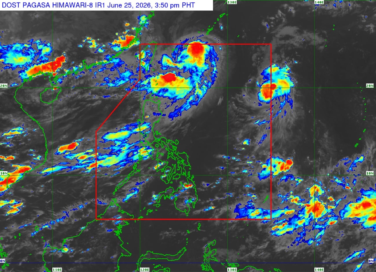 Tropical Storm Higos enters PAR; given local name ‘Gardo’