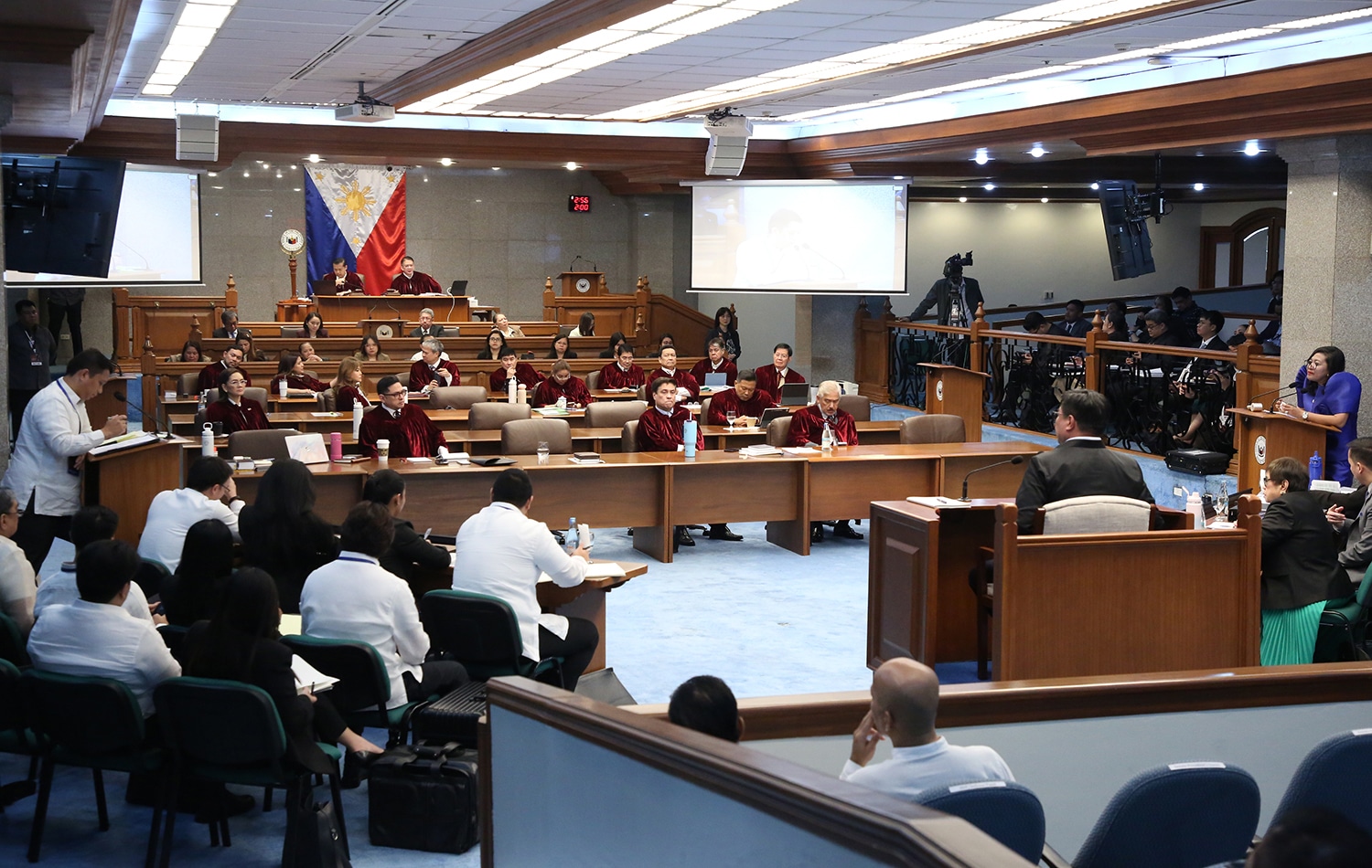 Impeach court accepts as fact the regularity of House panel hearings