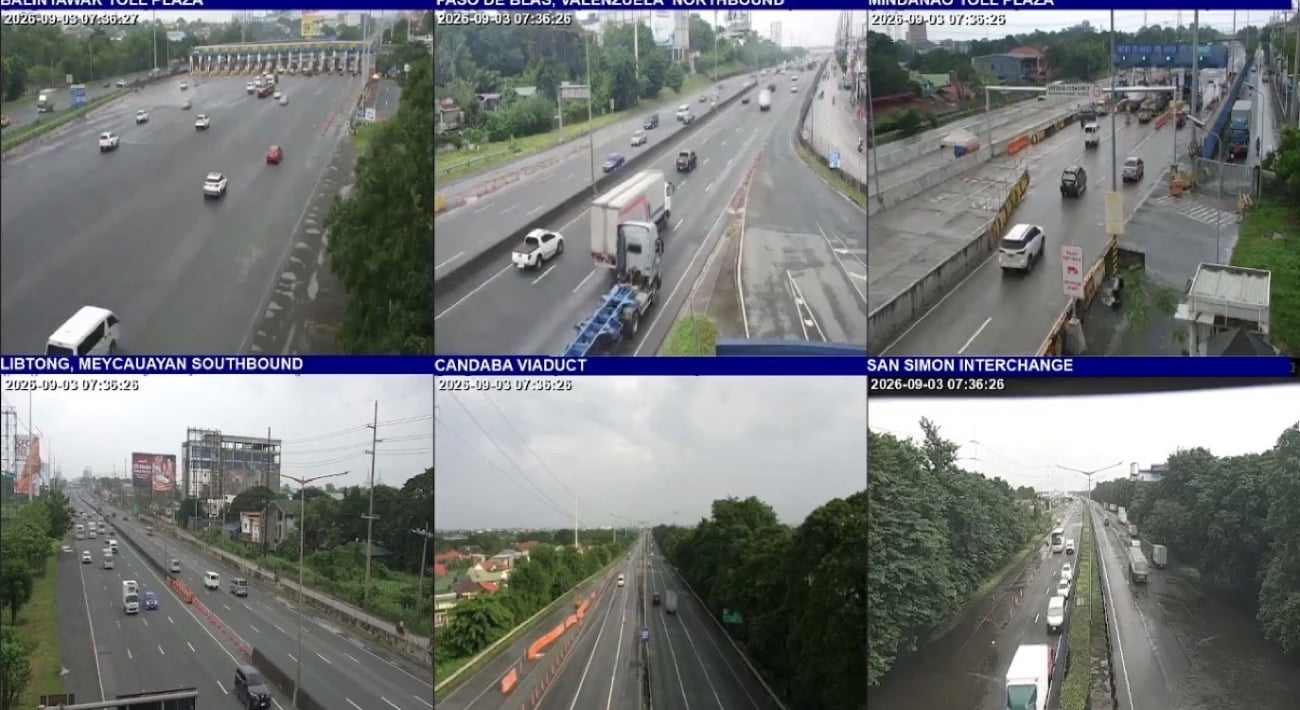 Slow-moving traffic persists along northbound Tulaoc on NLEX Thursday
