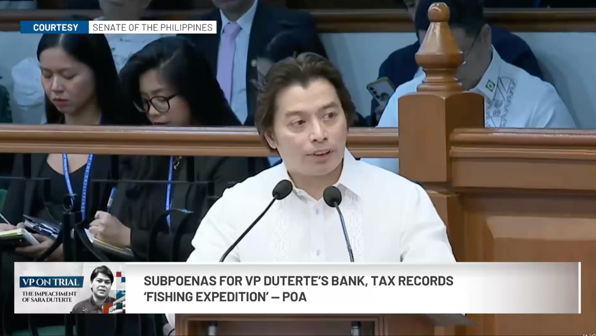 WATCH: Poa says bank, tax records bid ‘fishing expedition’