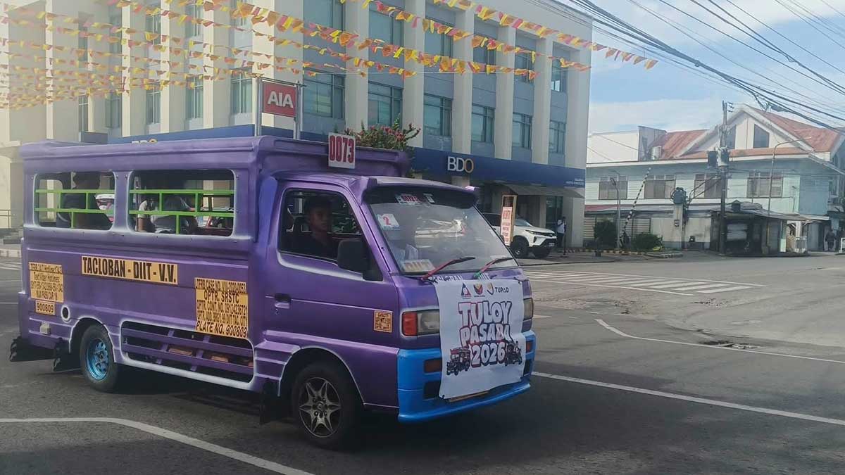 Over 1,400 transport workers in Eastern Visayas get aid