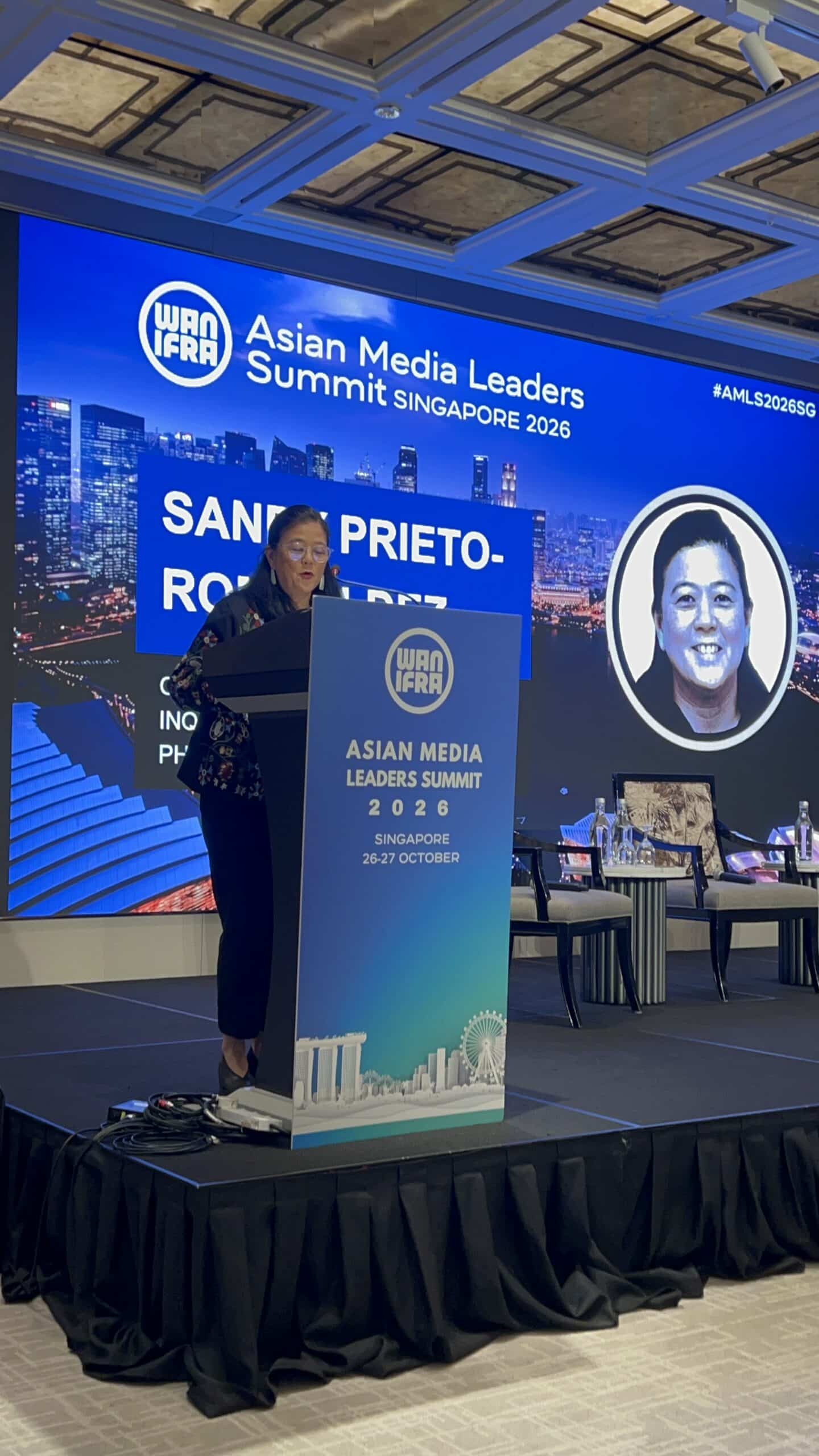 Inquirer Group chair opens 6th Asian Media Leaders Summit in Singapore