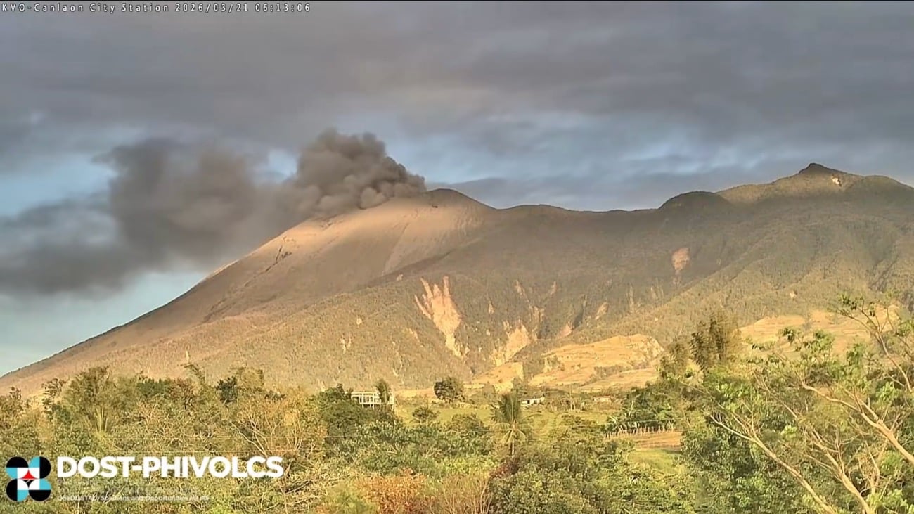 Kanlaon logs 16 ash emission events in 2 days