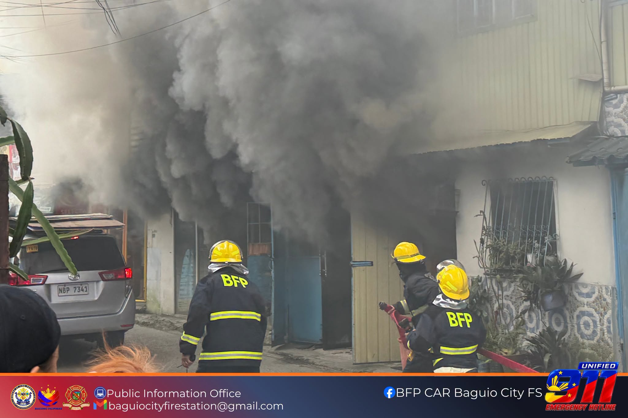 3 injured, 14 families affected by Baguio’s New Lucban fire