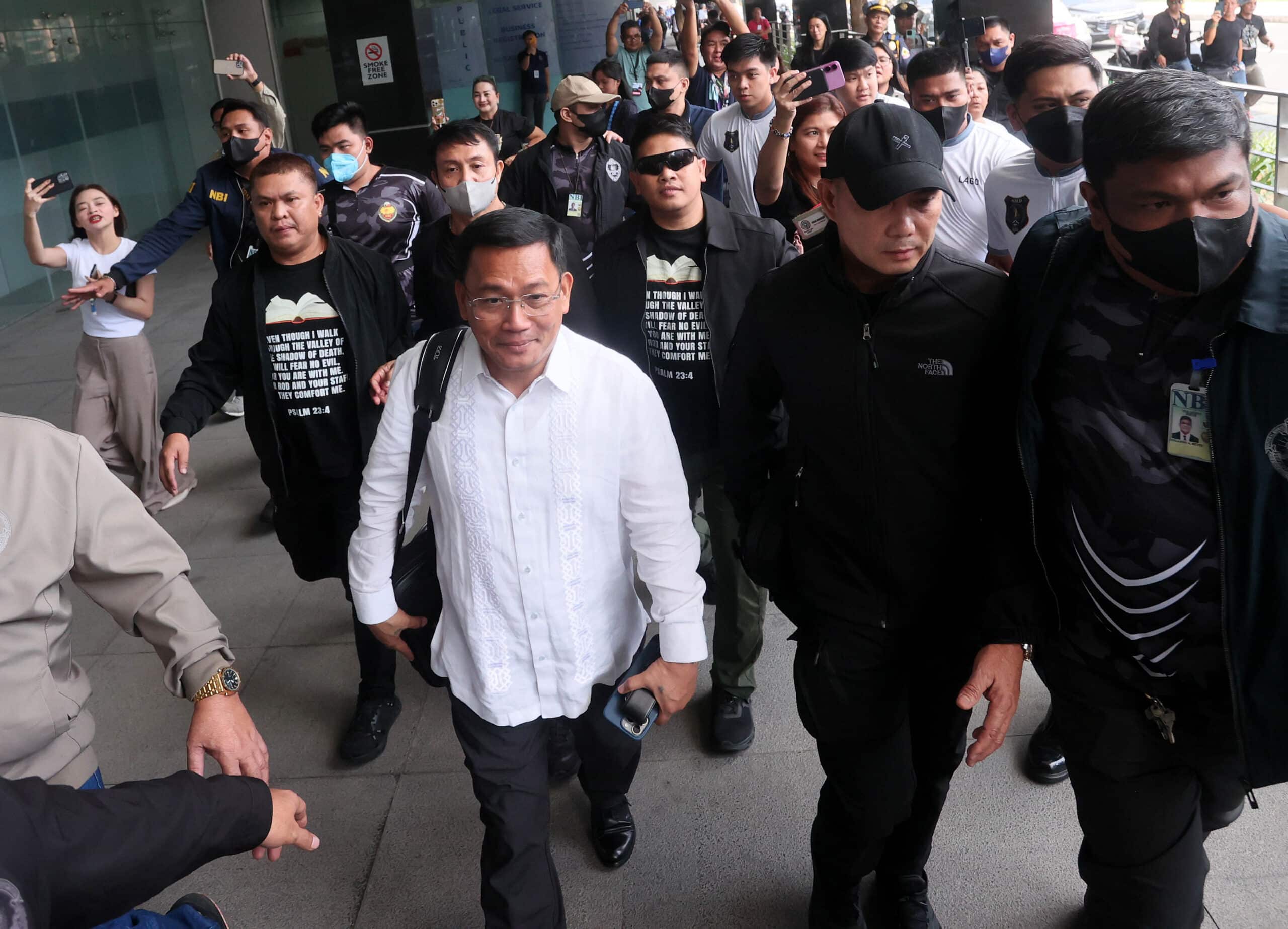 Ridon says 18 bodyguards’ skipping hearing puts claims in question
