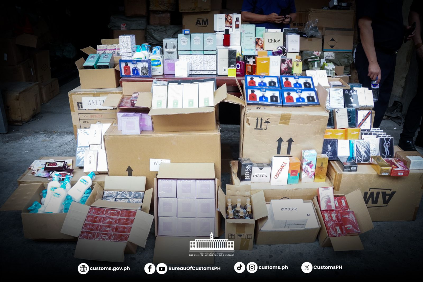 BOC: P841-M illicit goods seized in Valenzuela warehouse
