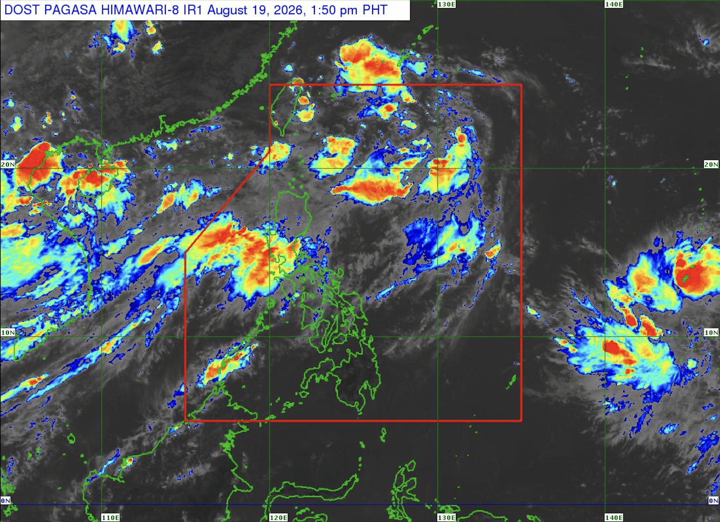 Improved weather forecast over NCR, other Luzon areas on Thursday
