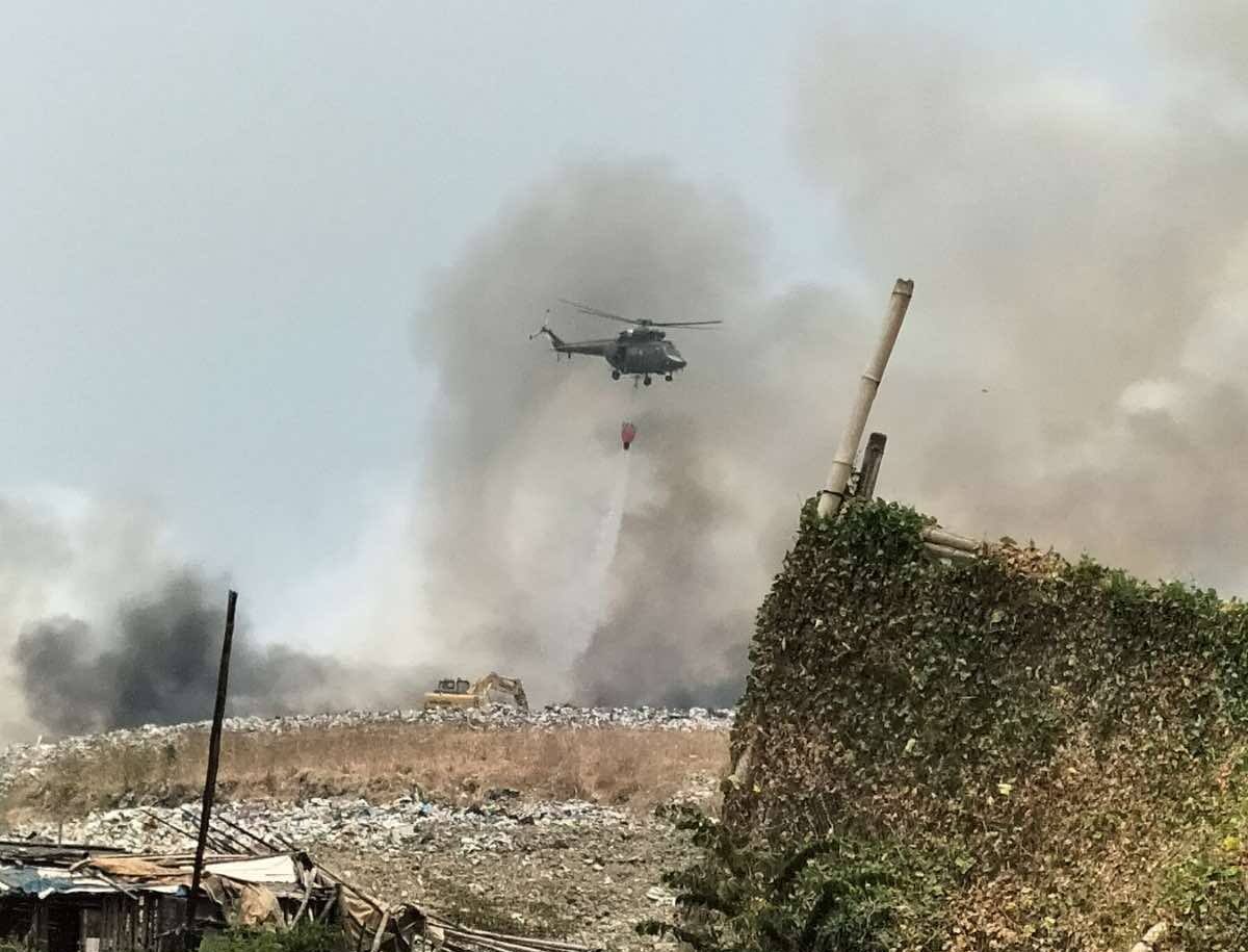 PhilSA: Smoke from Navotas landfill fire reached as far as Bataan