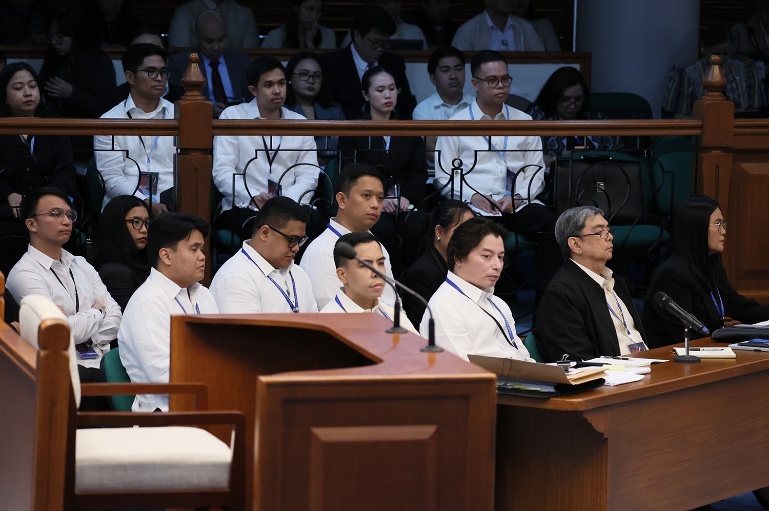 Defense silent on who will lead oral arguments on conviction threshold