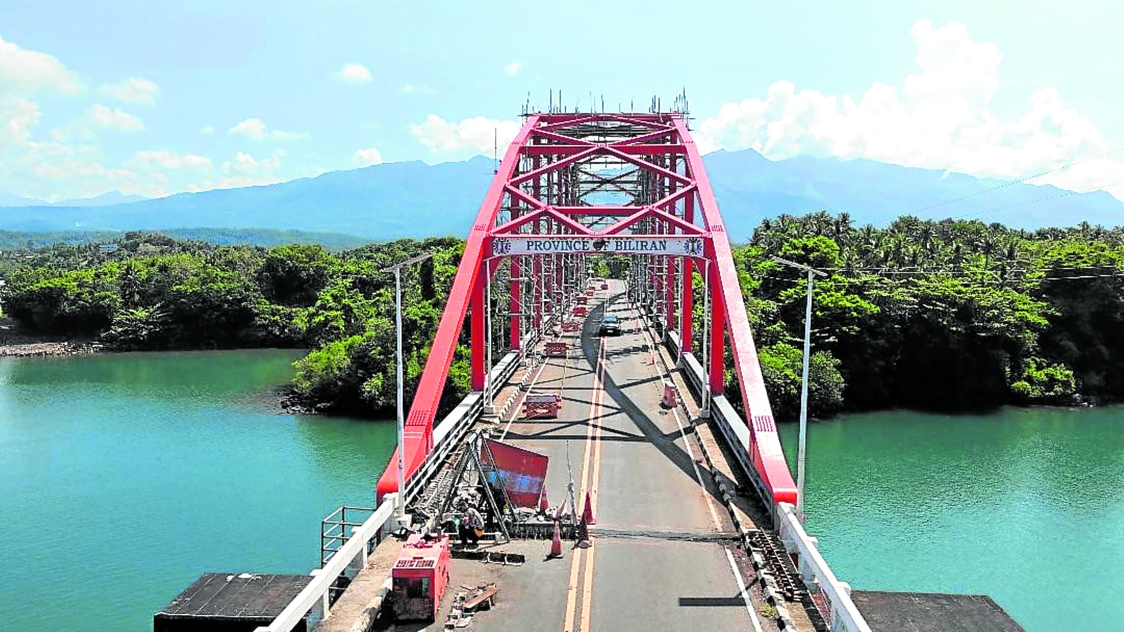 Biliran Bridge rehabilitation nears completion