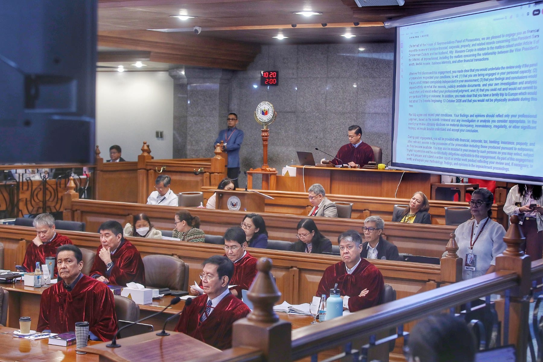 Sara Duterte Trial Day 39: Court to finalize admin matters before break