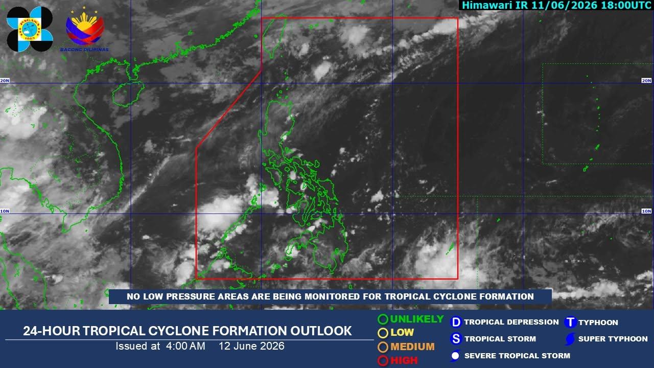 Francisco weakens into severe tropical storm; rain showers expected