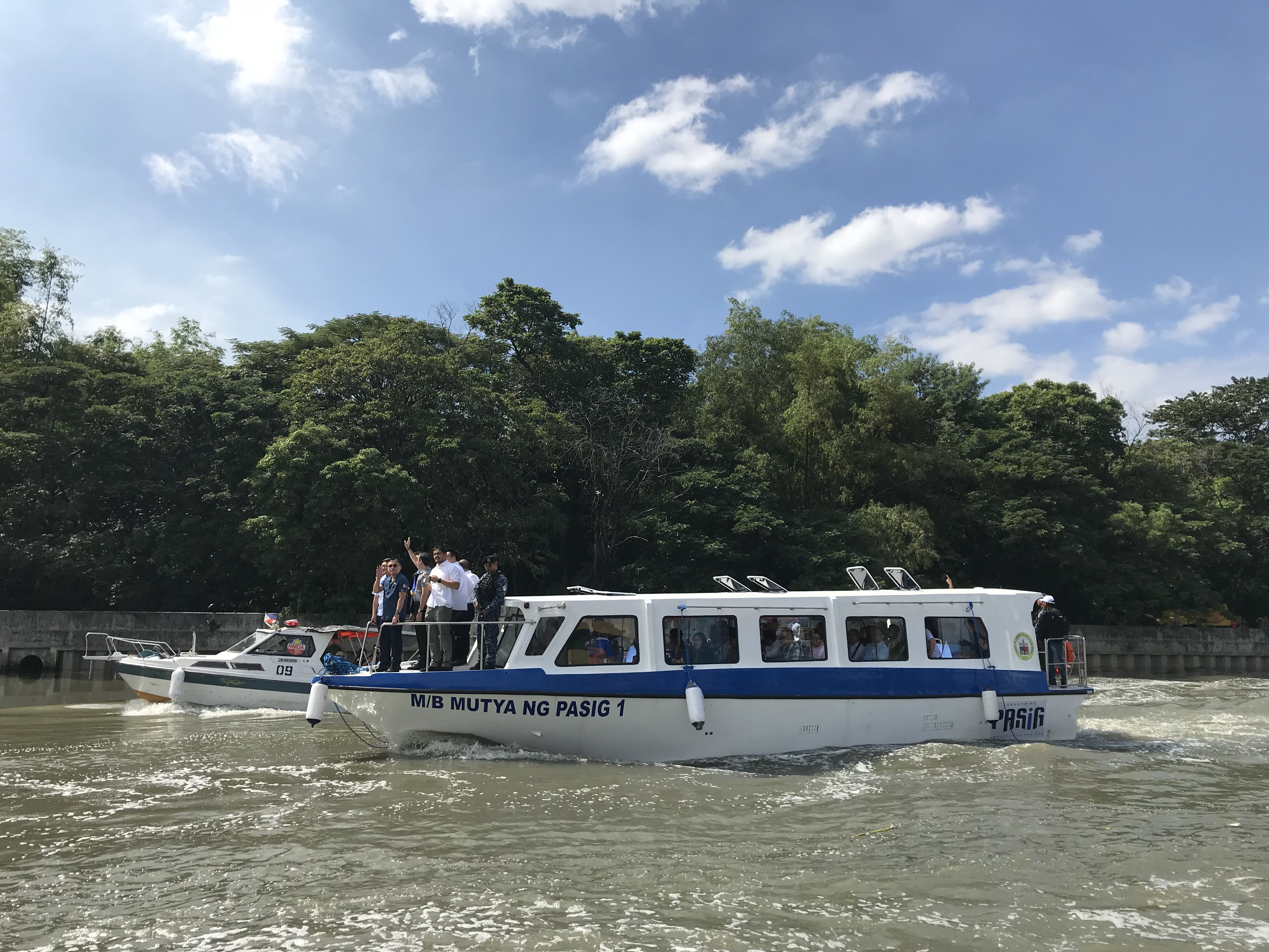 MMDA resumes Pasig River ferry ops after repairs, river trash buildup