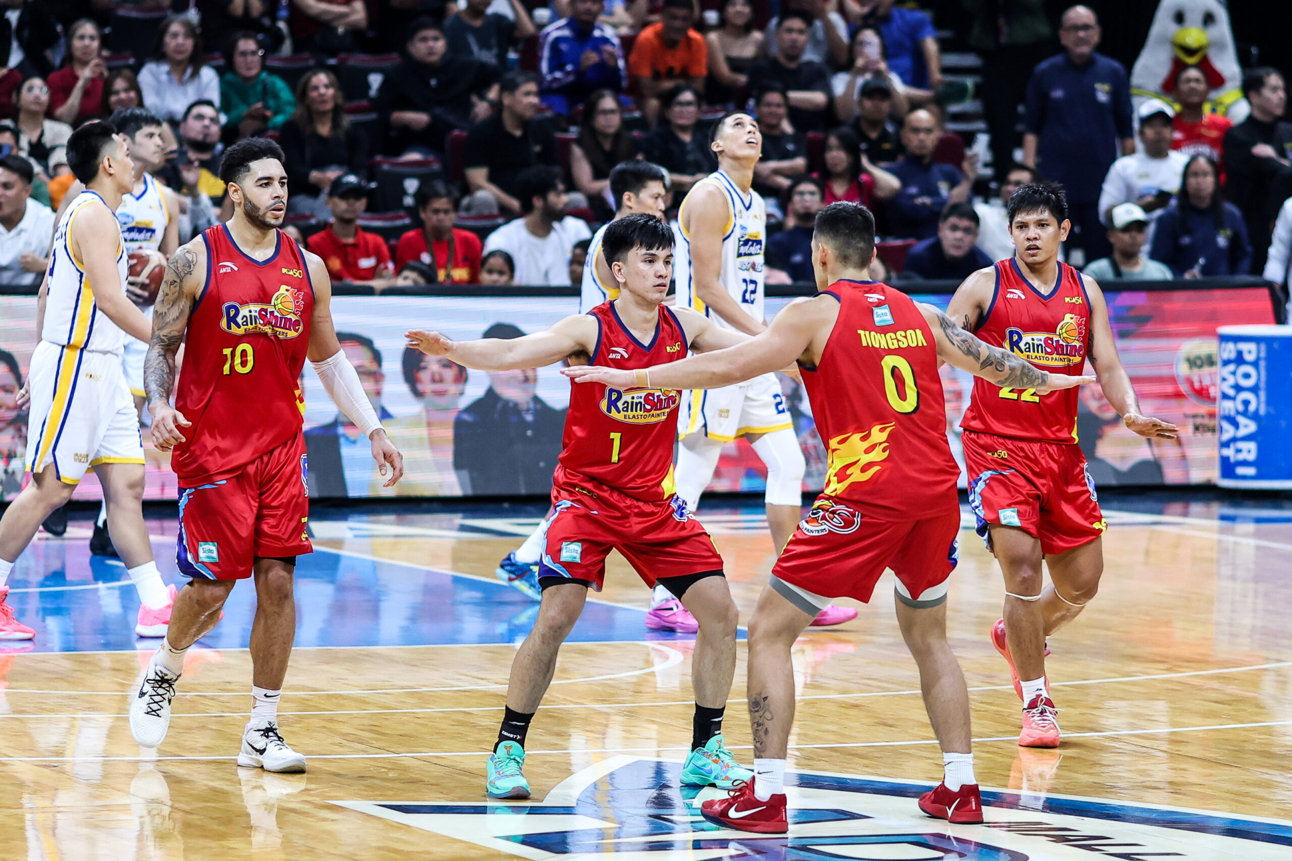 Rain or Shine Elasto Painters' Adrian Nocum during a game vs Magnolia Hotshots in the 2026 PBA Governors' Cup.