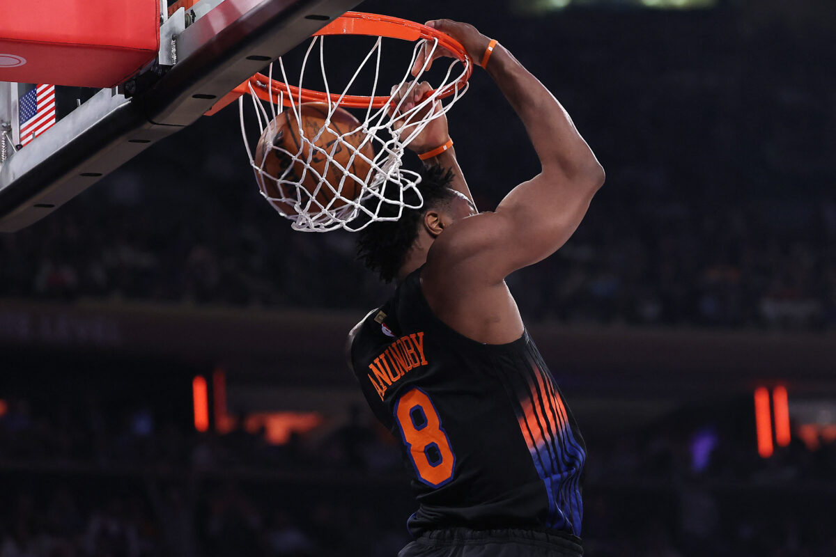 OG Anunoby New York Knicks NBA Playoffs