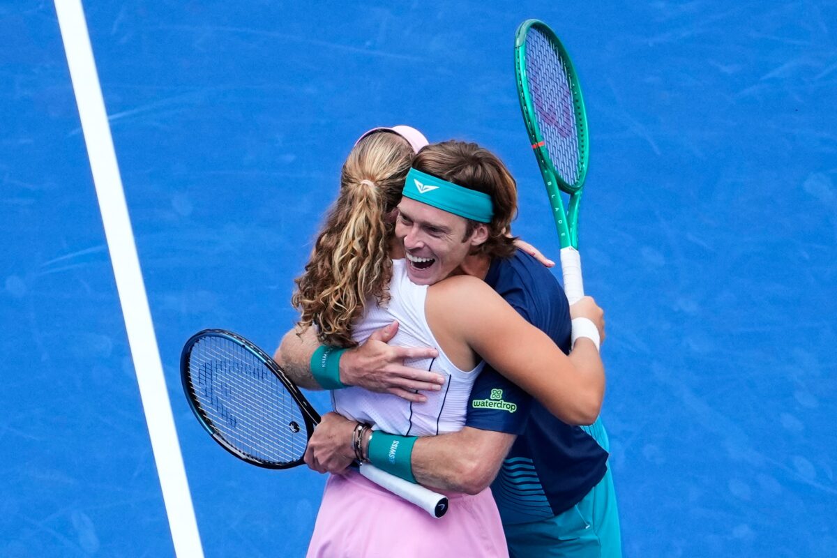 Mirra Andreeva Andrey Rublev US Open mixed doubles