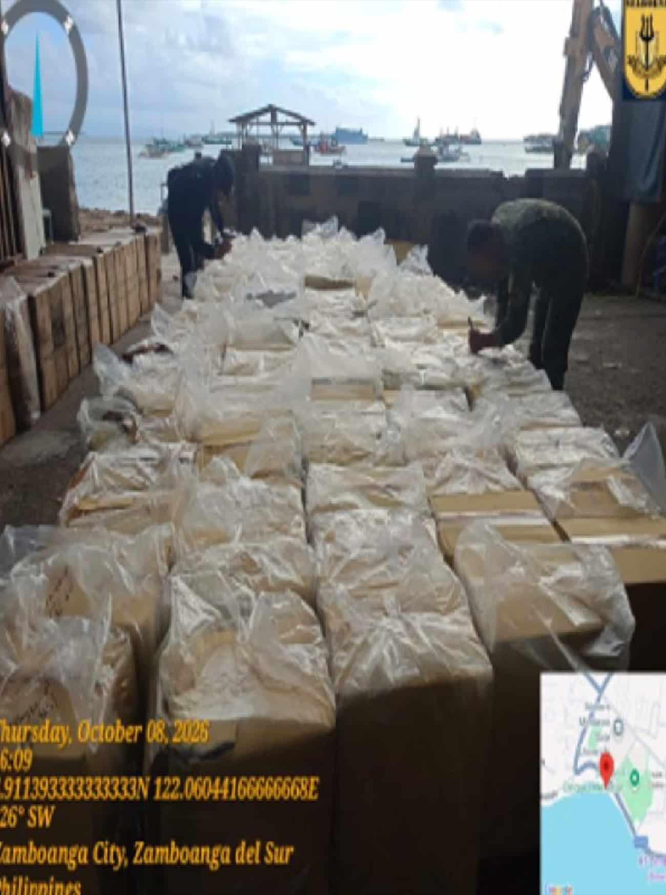 P7.2-M smuggled cigarettes seized in Zamboanga City; 8 arrested