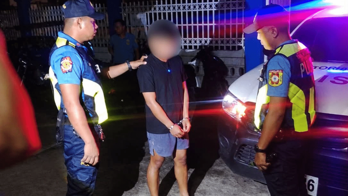 Angeles City cop nabbed for firing his service firearm in Tarlac