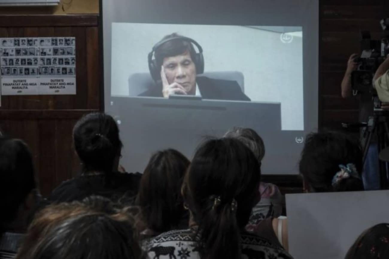 Marcoleta ‘happy’ as Duterte appears in ‘good condition’ at ICC