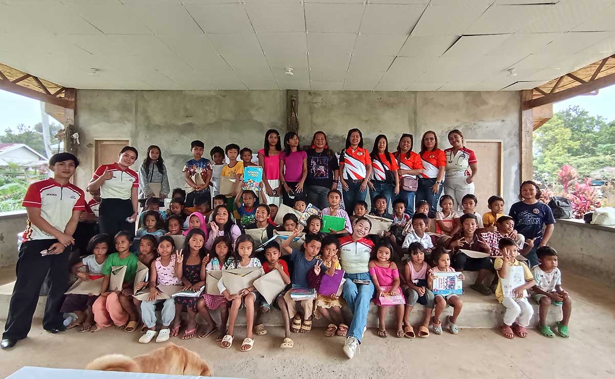 IP youths donate learning materials to remote Iligan community