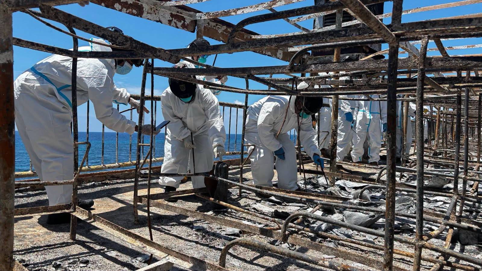 Ferry skipper caught off guard as fire spread fast