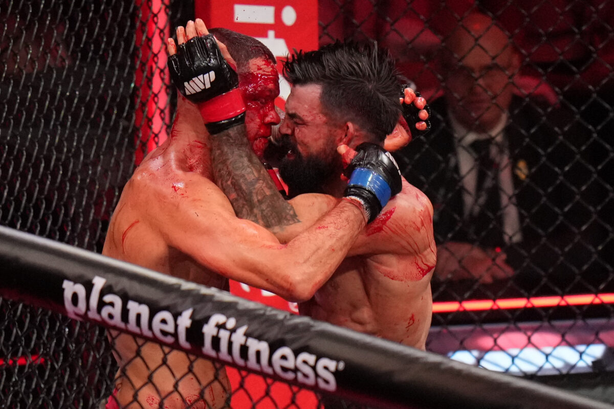 Mike Perry vs Nate Diaz fight
