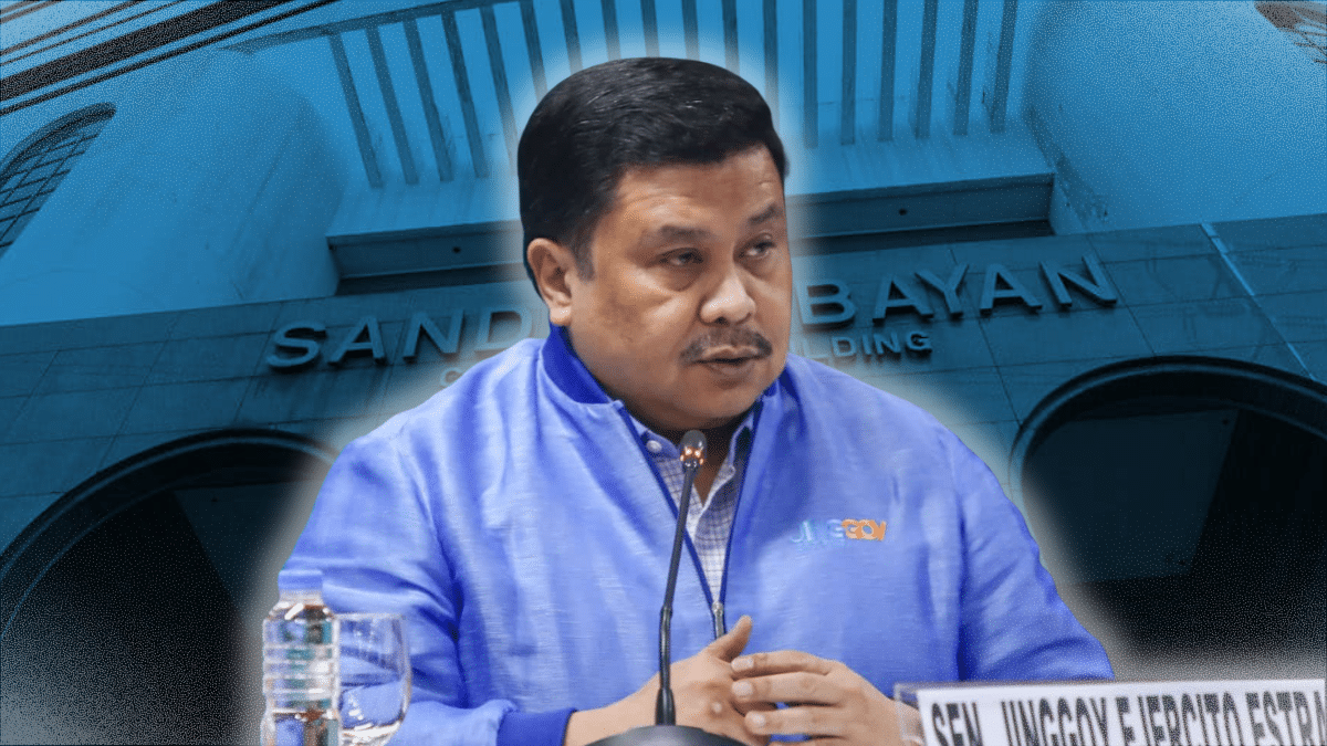 WATCH: Jinggoy faces media after arrest order