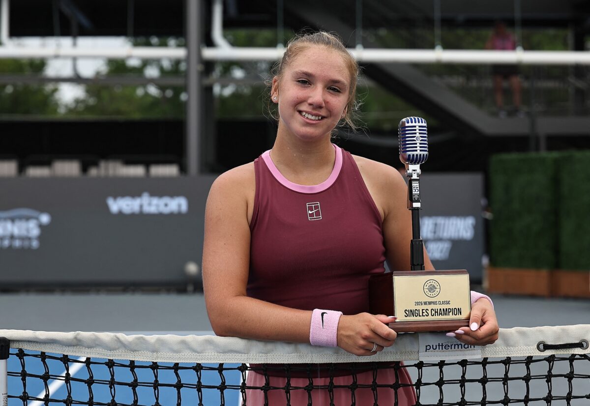 Kristina Liutova wins WTA 250 Memphis