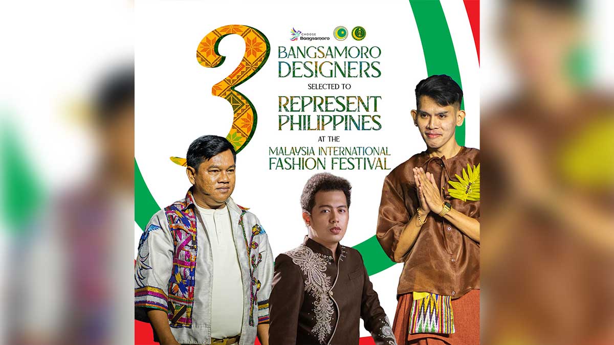 3 Bangsamoro designers join PH team to Malaysia fashion fest