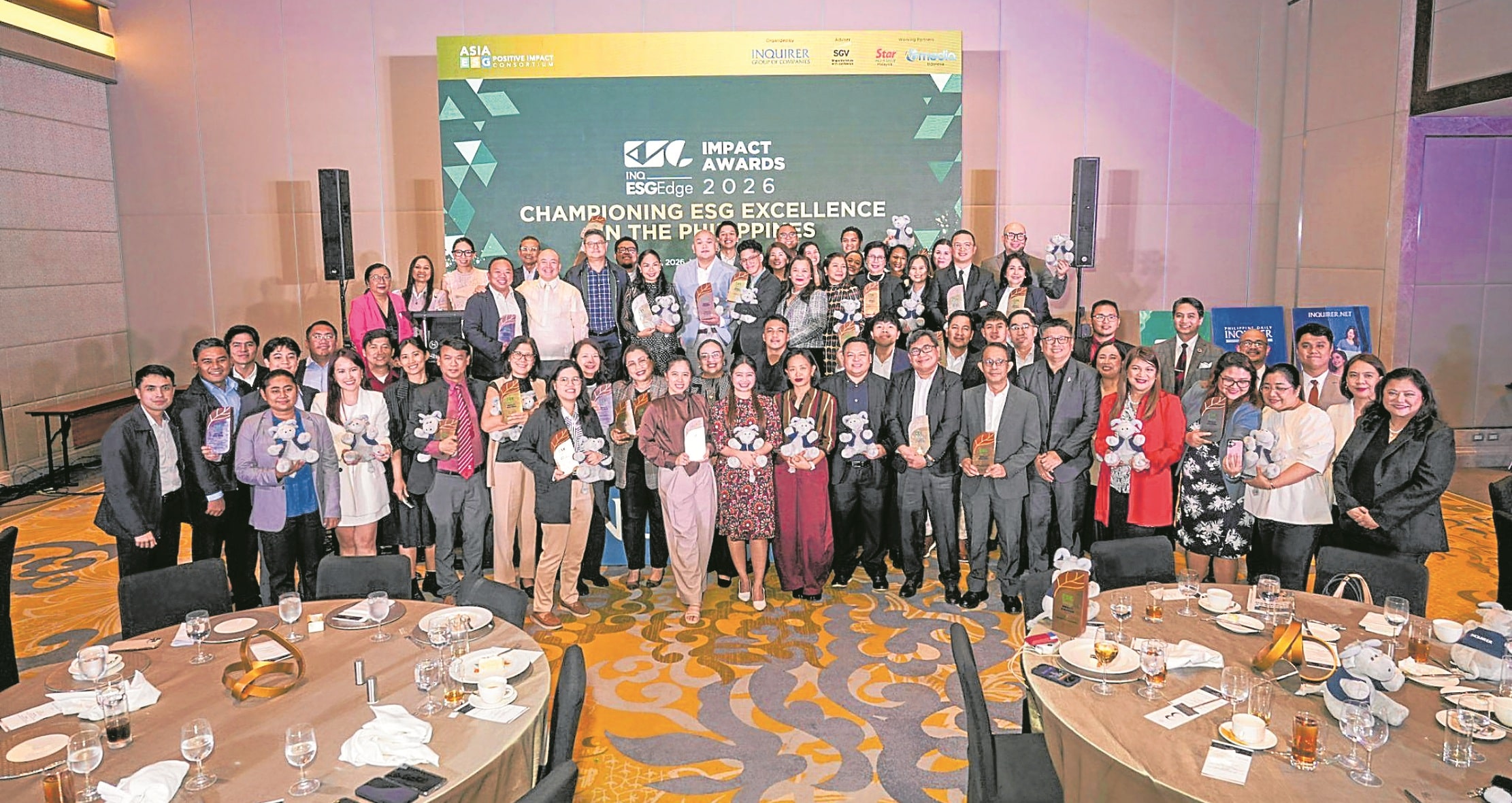 30 sustainability initiatives feted at 2026 Inquirer ESG Awards