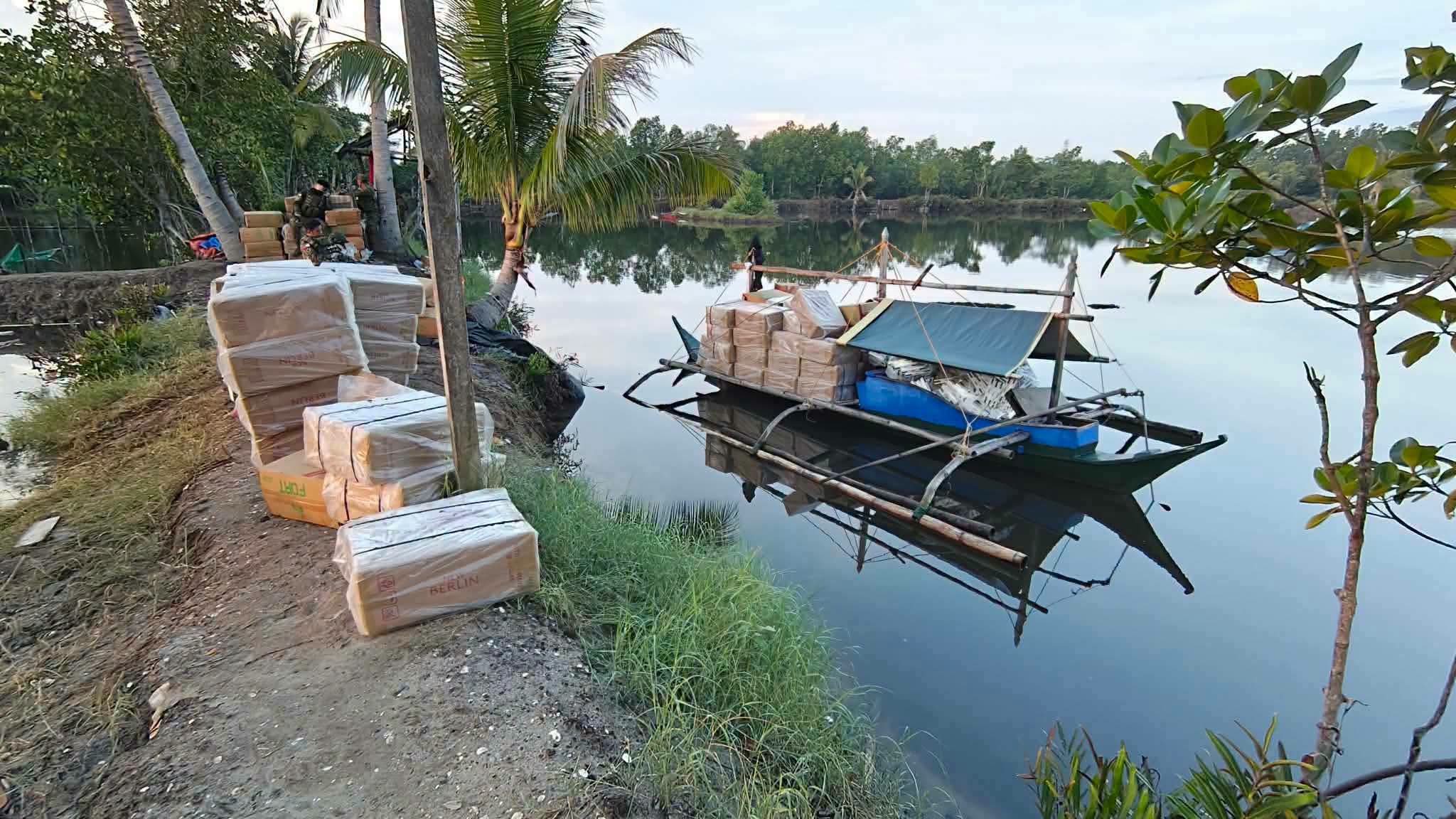 P105-M ‘smuggled’ cigarettes seized in Zamboanga del Sur ops