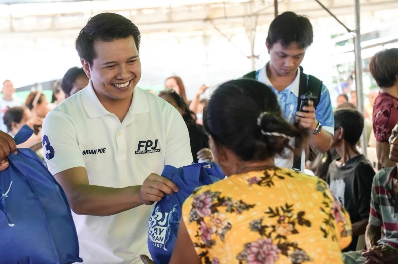 On FPJ’S birthday, Brian Poe mobilizes Pangasinan relief efforts for thousands