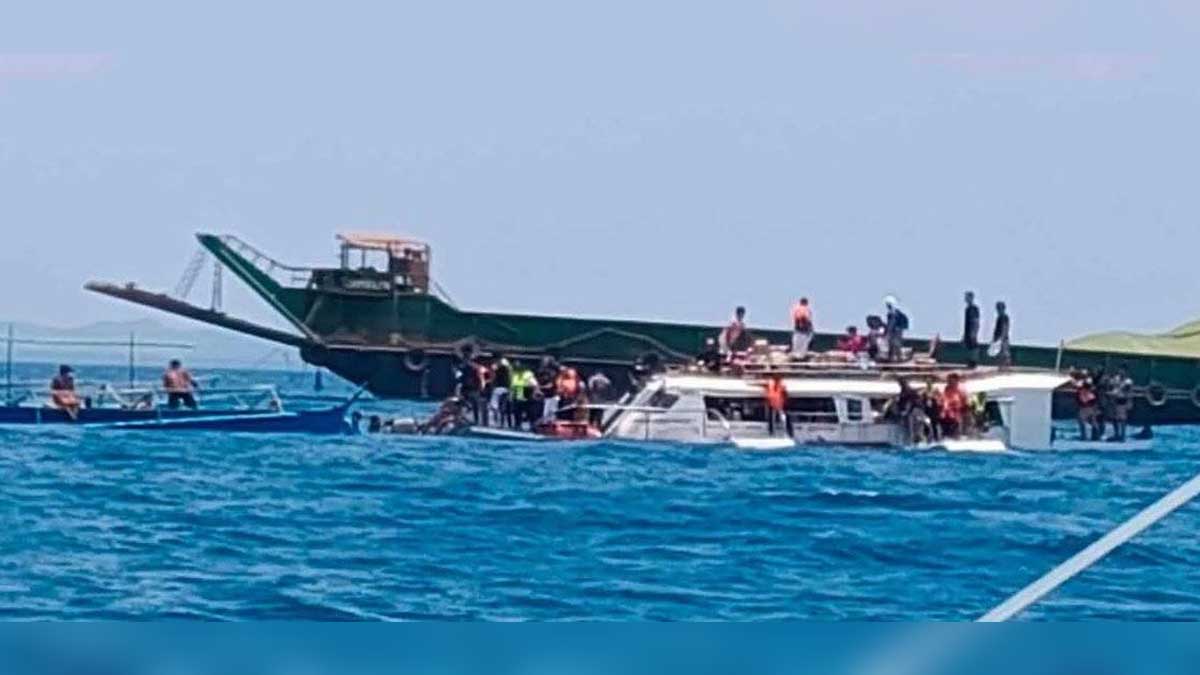 30 rescued after tourist boat sinks off Manicani Island, Guiuan