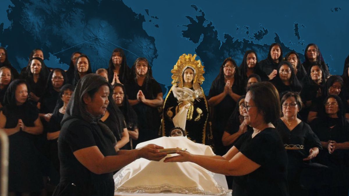 Black veils, bare feet: Holy Week women embody grief in Pampanga, Camarines Sur