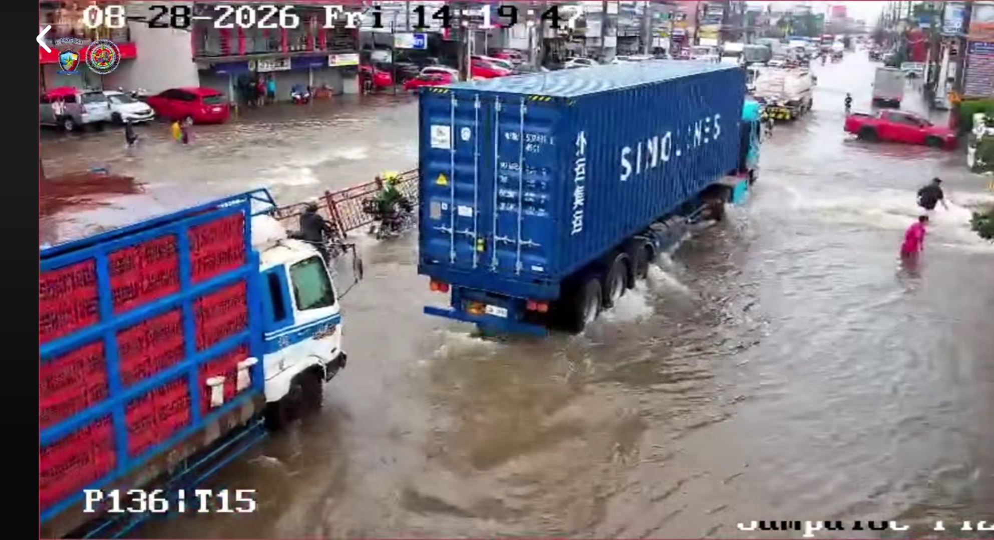 Motorists told to avoid flooded roads in San Fernando, Pampanga