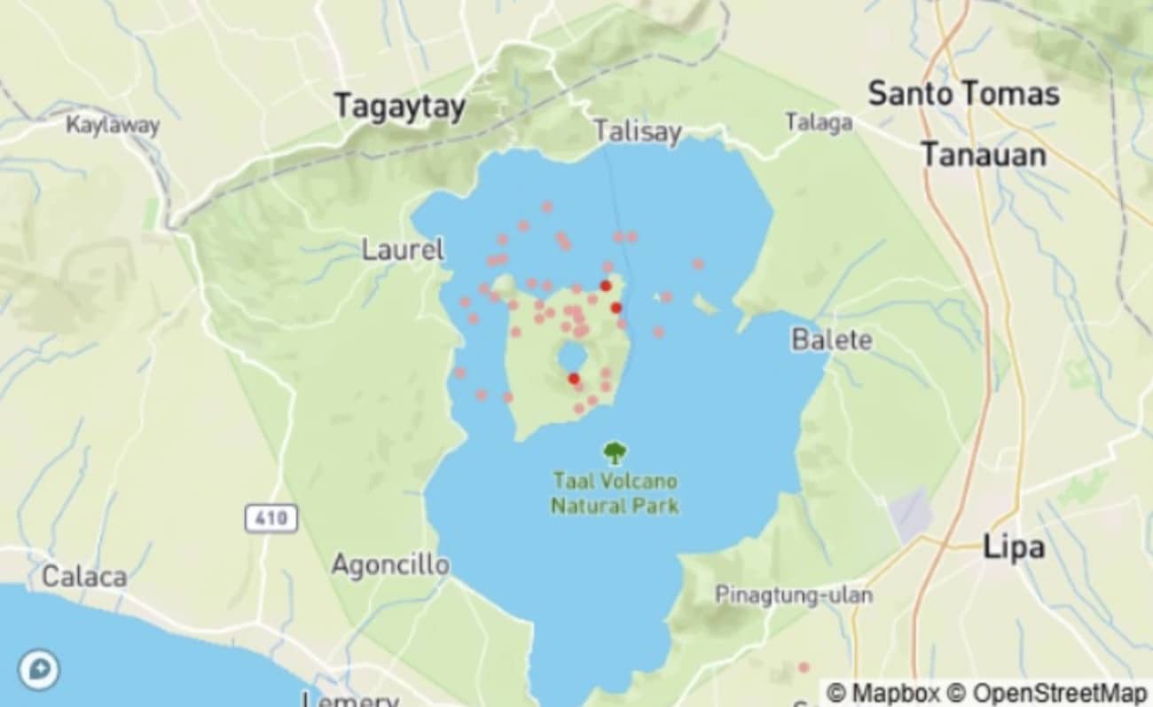 Sulfur dioxide emission rise again at Taal Volcano – Phivolcs