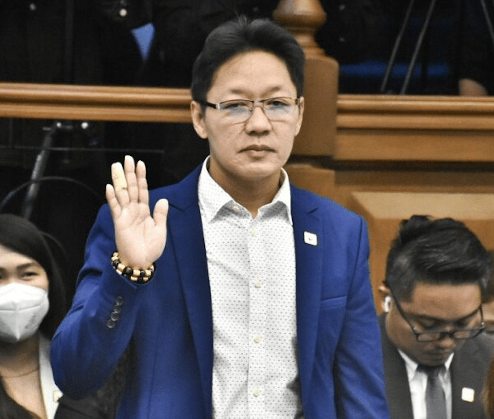 Curlee Discaya back in Senate detention after surgery