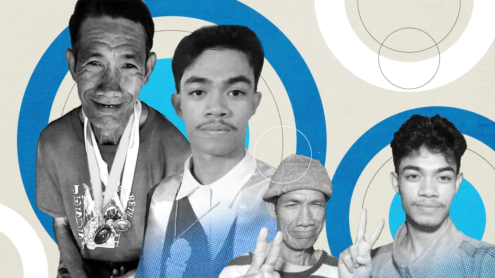 Senior high grad bestows his honor medal to dad with disability